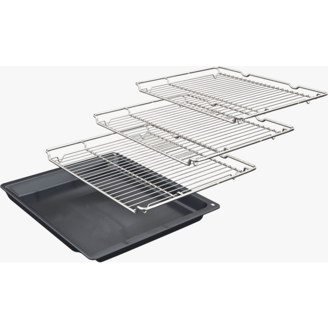 Bosch MBA533BS3B Series 4, 60cm Built In Double Oven - Stainless Steel