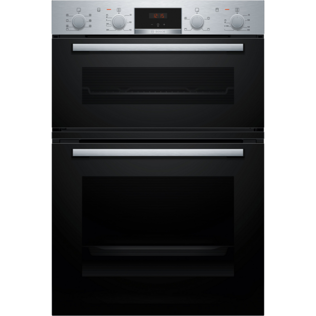 Bosch MBA533BS3B Series 4, 60cm Built In Double Oven - Stainless Steel