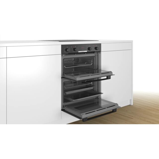 Bosch NBS533BB0B Series 4 Built-Under Double Electric Oven
