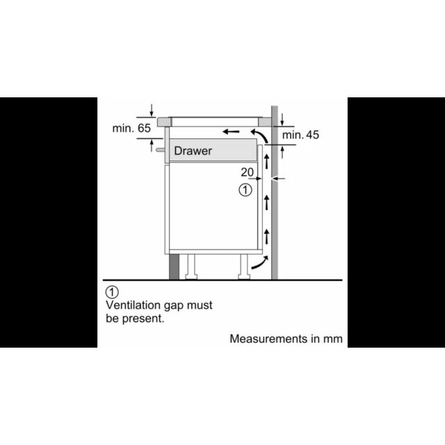 Bosch PIE631BB5E 59.2cm Induction Hob - Hard Wired