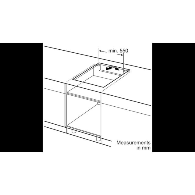 Bosch PIE631BB5E 59.2cm Induction Hob - Hard Wired