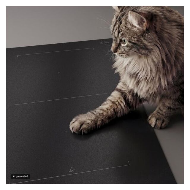 PVQ81AH26E Series 6, Induction hob with integrated ventilation system, 80 cm, Matt black