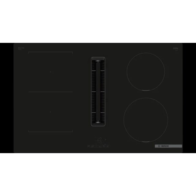 Bosch PVS811B16E Series 4, Induction Hob With Integrated Ventilation System, 80 Cm, Surface Mount Wi