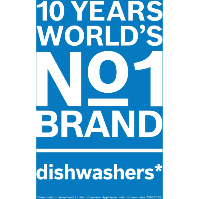 Bosch SMI2HTS06G Full Size Semi Integrated Dishwasher In Stainless Steel