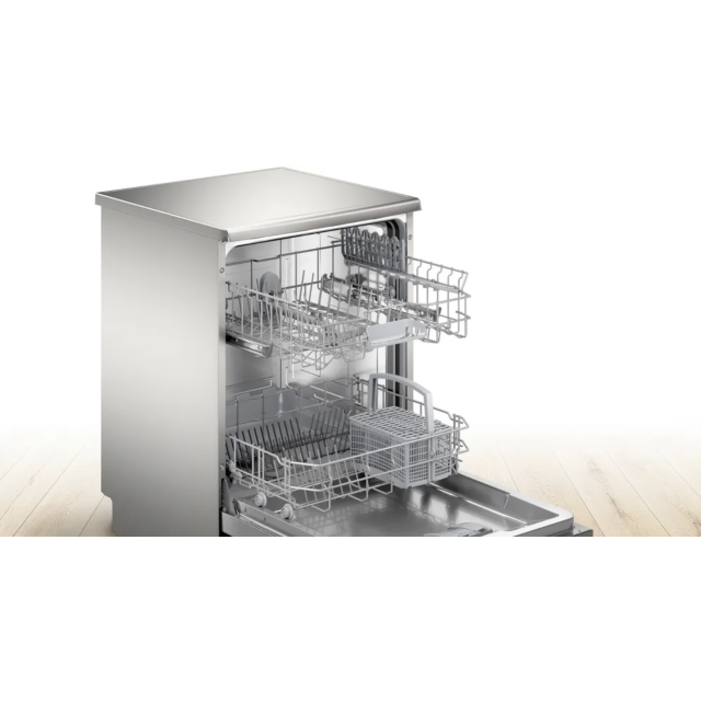 Bosch SMS26AI08G Series 2 Free-Standing Dishwasher 60 Cm Brushed Steel Anti-Fingerprint