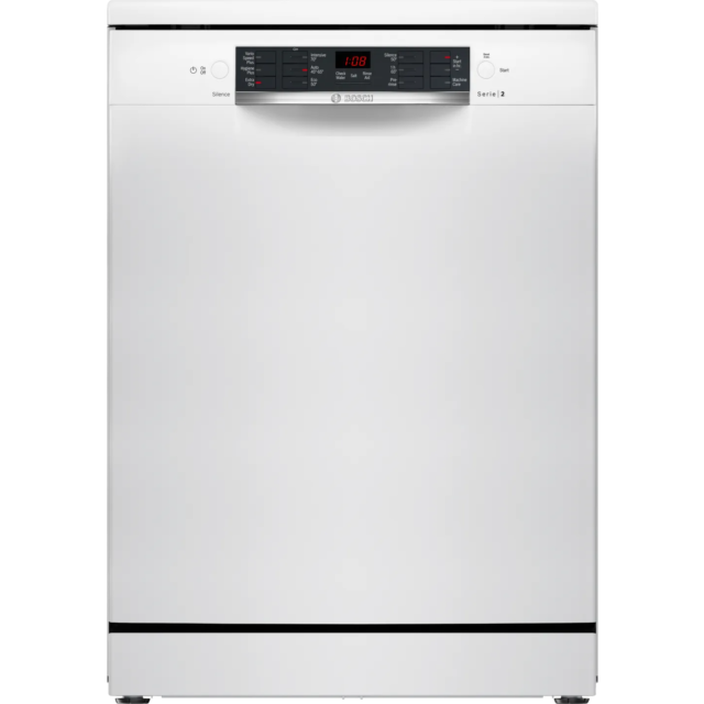 Bosch SMS26AW08G Series 2 Free-standing dishwasher 60 cm White