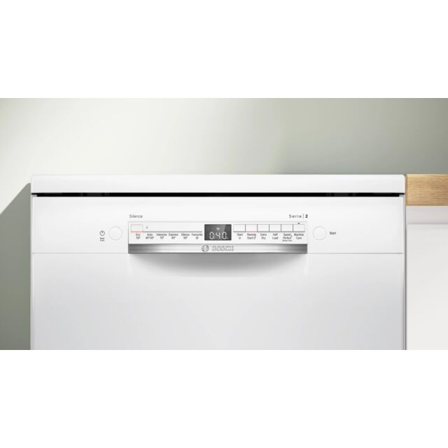 Bosch SMS2HVW06G Series 2 Dishwasher - White - 14 Place Settings