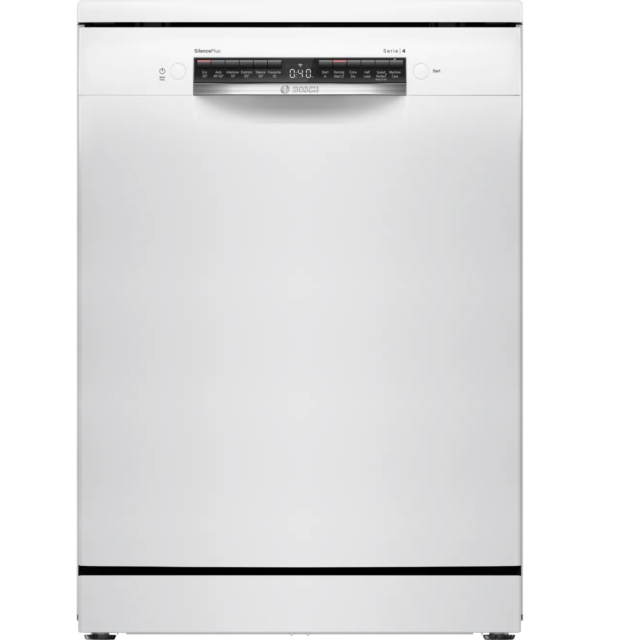 Bosch SMS4EMW06G Freestanding Dishwasher - White - 14 Place Settings