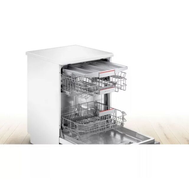 Bosch SMS4EMW06G Freestanding Dishwasher - White - 14 Place Settings
