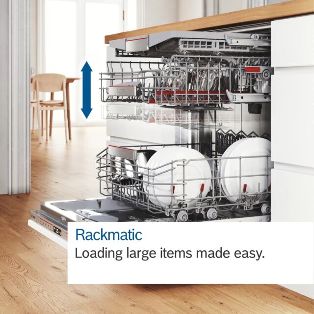 Bosch SMS6ZCW10G Series 6 Bosch Freestanding Dishwasher - White