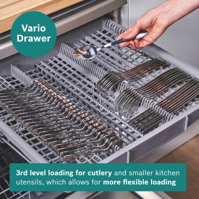 Bosch SPV4EMX17G 45Cm Built In Dishwasher With Cutlery Tray