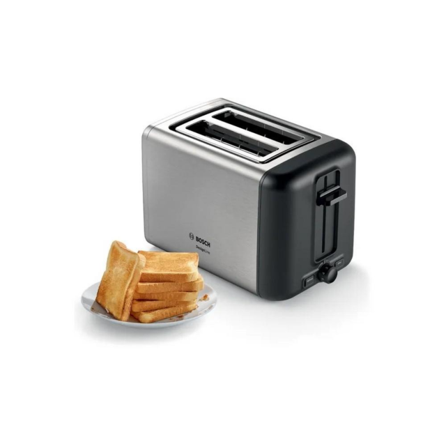 Bosch TAT3P420GB 2 Slice Toaster - Stainless Steel
