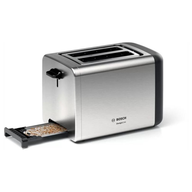 Bosch TAT3P420GB 2 Slice Toaster - Stainless Steel