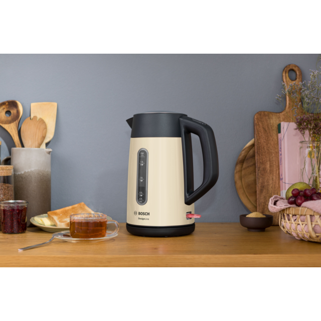 Bosch TWK4P437GB 1.7 Litre, Traditional Kettle - Cream