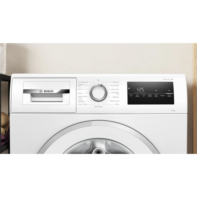 Bosch WAN28254GB Series 4 Washing Machine, Front Loader 8 Kg Max. 1400 Rpm