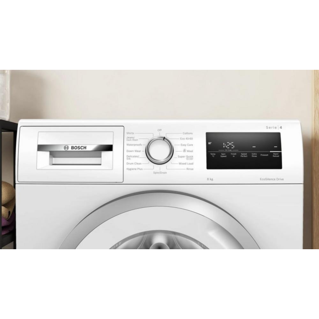 Bosch WAN28258GB 8kg 1400 Spin Washing Machine - White