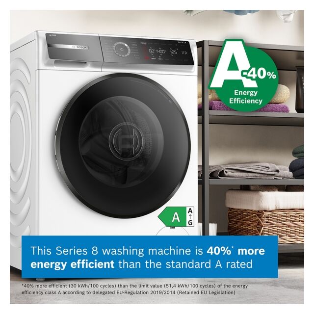 Bosch WGB264A1GB Series 8, Washing Machine, Front Loader, 11 Kg, Max. 1400 Rpm