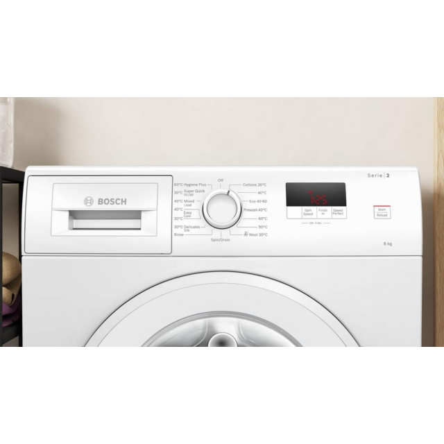 Bosch WGE03408GB 8Kg 1400 Spin Washing Machine - White