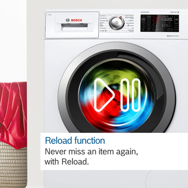 Bosch WGG24400GB 9Kg 1400 Spin Washing Machine - White