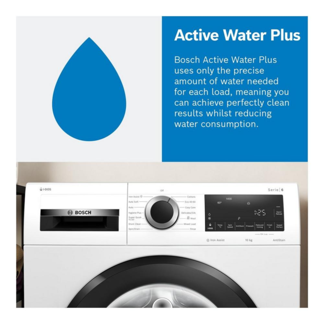 Bosch WGG254Z0GB 10Kg 1400 Spin Washing Machine - White