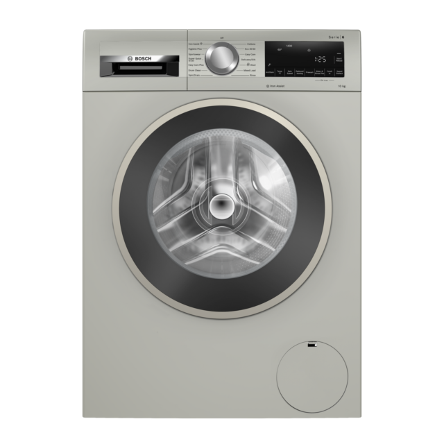Bosch WGG254ZSGB 10Kg 1400 Spin Washing Machine - Silver Inox