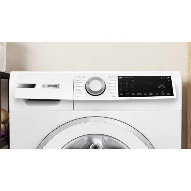 Bosch WGJ25400GB Series 6 10Kg 1400 Spin Washing Machine - White