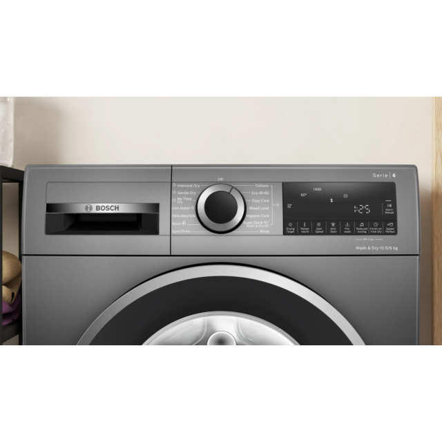 Bosch WNG254R1GB Series 6 Washer Dryer 10.5/6 Kg 1400 Rpm