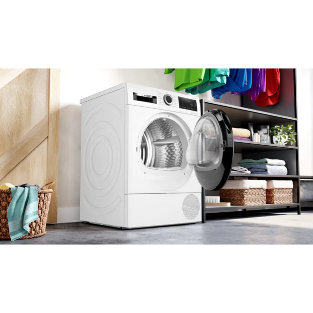 Bosch WQG24502GB 9Kg Heat Pump Tumble Dryer - White
