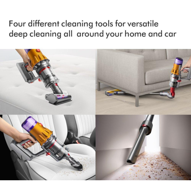 Dyson V12-2023 Cordless Stick Vacuum - 60 Minutes Run Time - Nickel