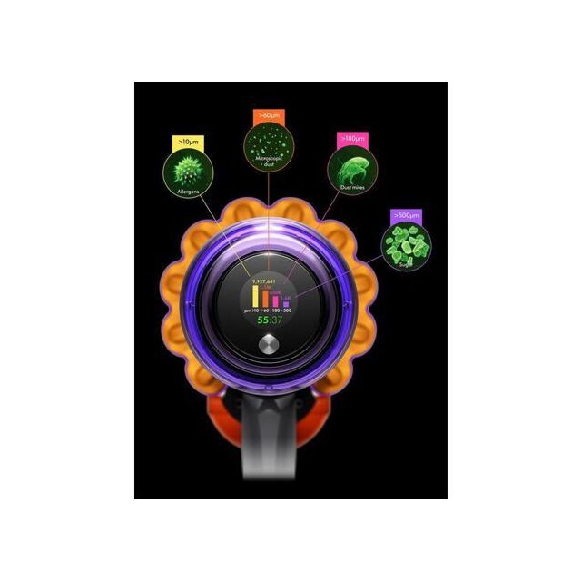 Dyson V15DETECTANIMAL V15 Detect Animal Cordless Stick Cleaner - 60 Minutes Run Time