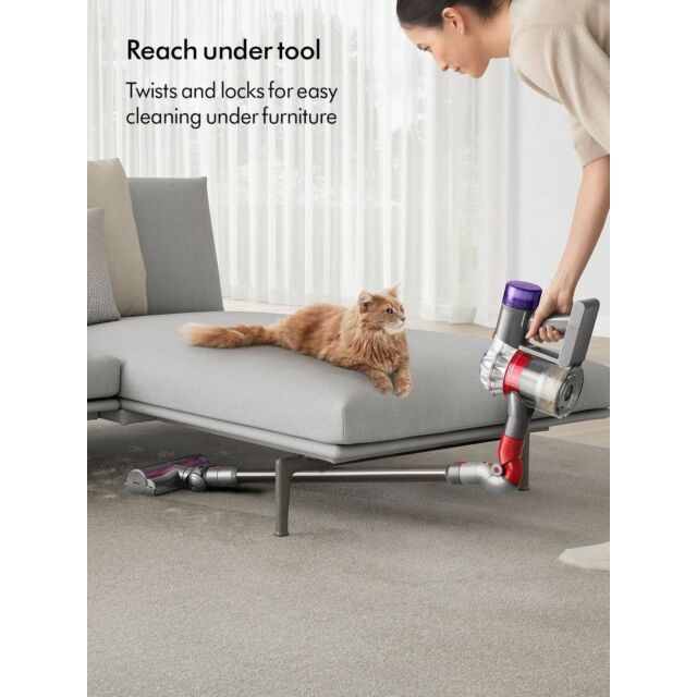 Dyson V8ABSOLUTENEW Cordless Stick Vacuum Cleaner - 40 Minutes Run Time - Silver