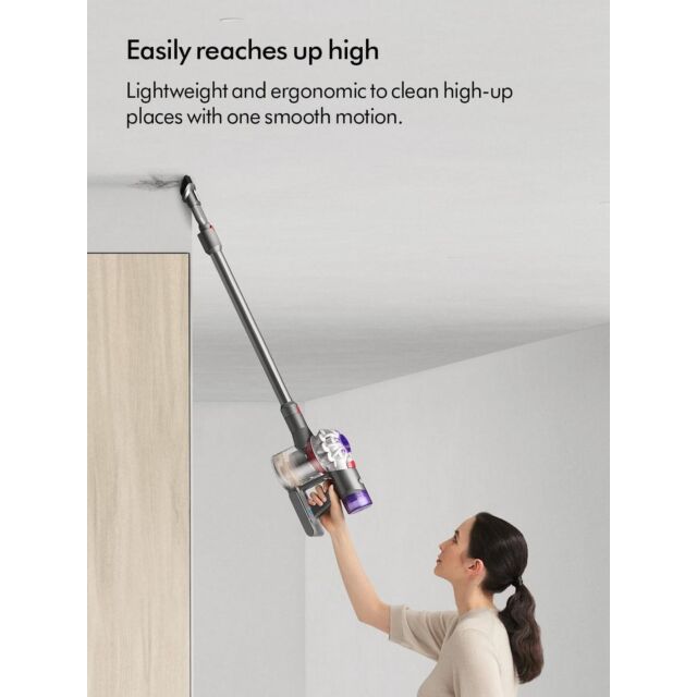 Dyson V8ABSOLUTENEW Cordless Stick Vacuum Cleaner - 40 Minutes Run Time - Silver