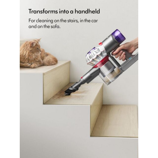 Dyson V8ABSOLUTENEW Cordless Stick Vacuum Cleaner - 40 Minutes Run Time - Silver