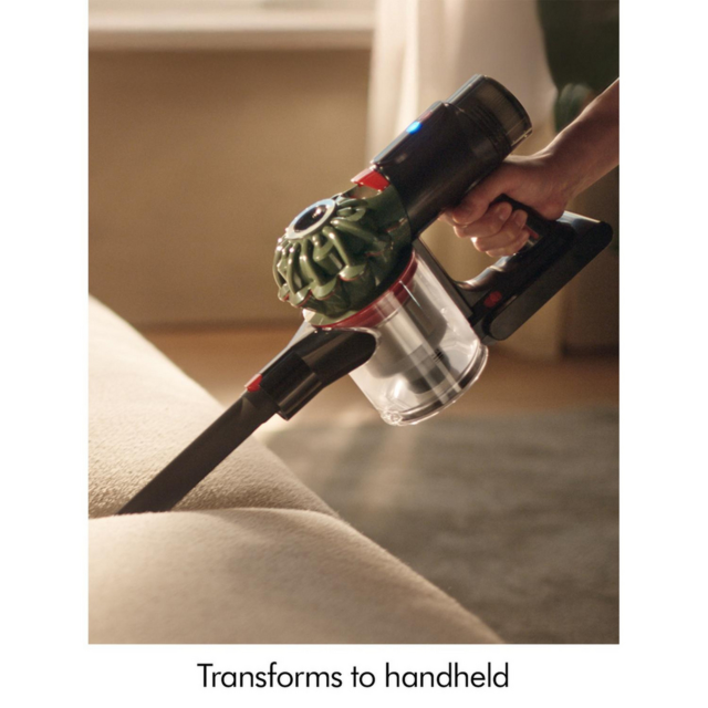 Dyson V8CYCLONENEW Cordless Vacuum - 60 Minutes Run Time - Black/Green