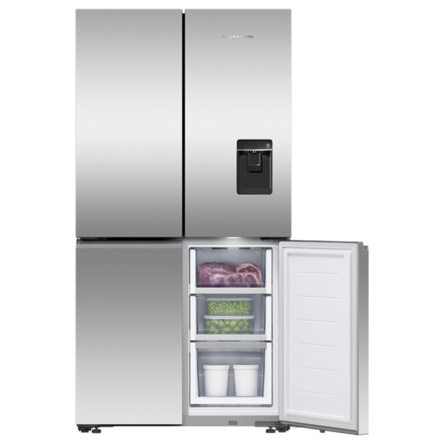 Fisher and Paykel RF605QNUVX1 90.5Cm Quad Door Frost Free American Style - Stainless Ste