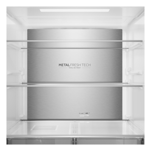 Haier HCR58S18DNMM 60/40 Fridge Freezer - Inox