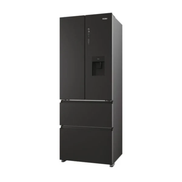 Haier HFR5719EWPB 70Cm French Style Fd 70 Series 5 Multi-Door Fridge Freezer - Slate Black - 444L