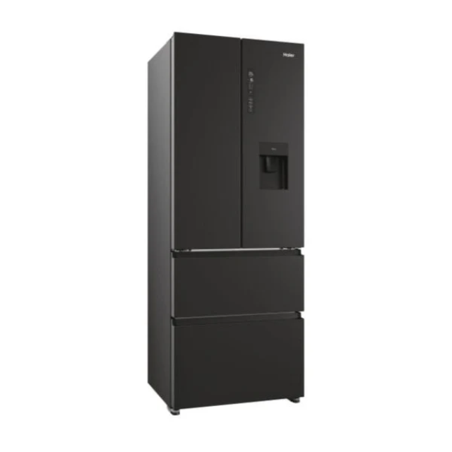 Haier HFR5719EWPB 70Cm French Style Fd 70 Series 5 Multi-Door Fridge Freezer - Slate Black - 444L