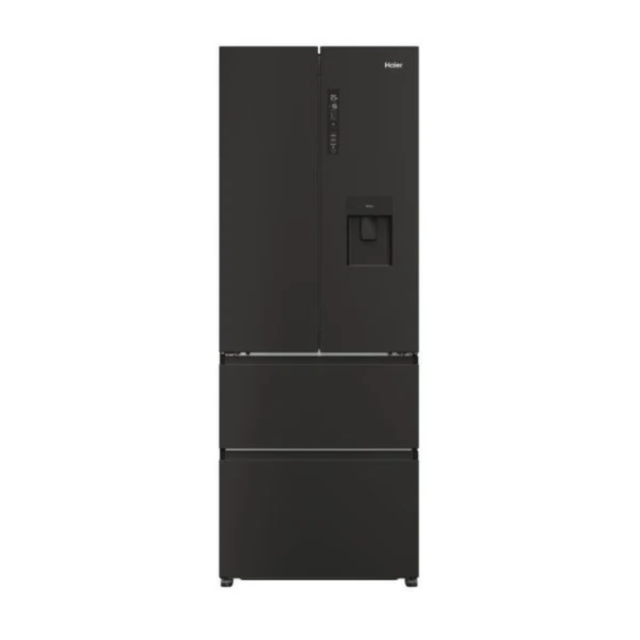Haier HFR5719EWPB 70Cm French Style Fd 70 Series 5 Multi-Door Fridge Freezer - Slate Black - 444L