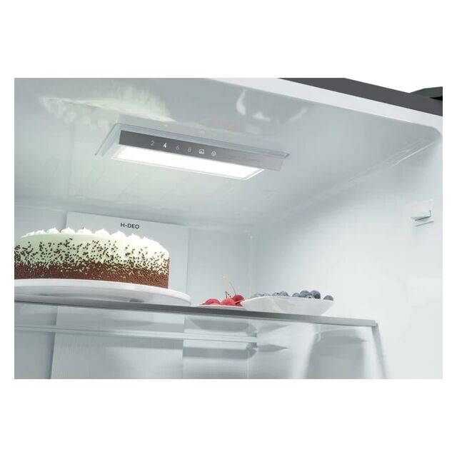 Haier HTR3518ENMTK Series 3 303 Litre 60/40 Freestanding Fridge Freezer - Black