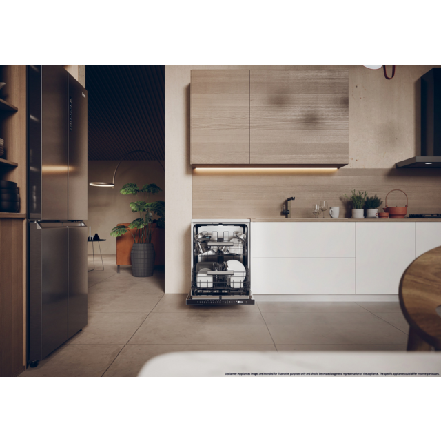 Haier XF 5C7M0W-80 Dishwasher - White - 15 Place Settings