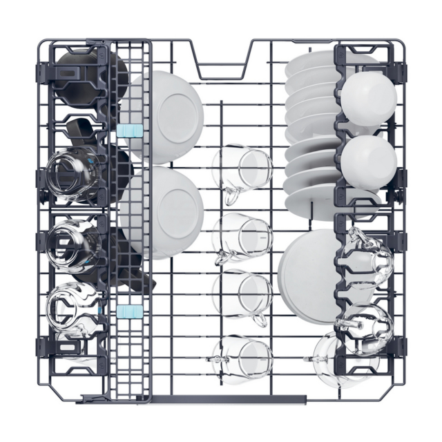 Haier XF 5C7M0W-80 Dishwasher - White - 15 Place Settings