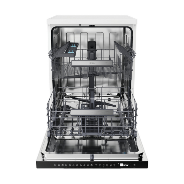 Haier XF 5C7M0W-80 Dishwasher - White - 15 Place Settings