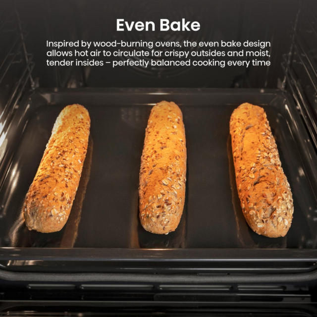 Hisense BI622AXPGUK 59.5Cm Built In Electric Single Oven - Black + Stainless Steel