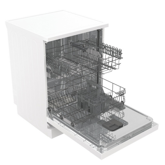 Hisense HS642D90WUK Full-Size Dishwasher - White - 14 Place Settings