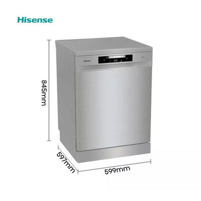 Hisense HS642D90XUK Dishwasher - Stainless Steel - 14 Place Settings
