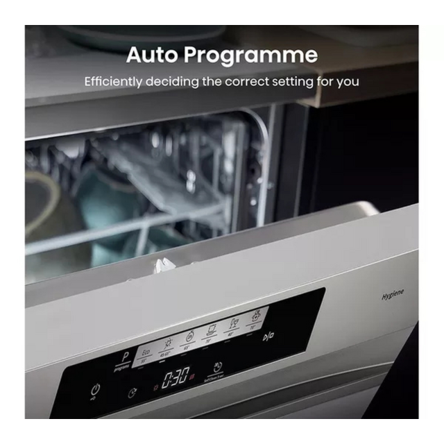 Hisense HS642D90XUK Dishwasher - Stainless Steel - 14 Place Settings