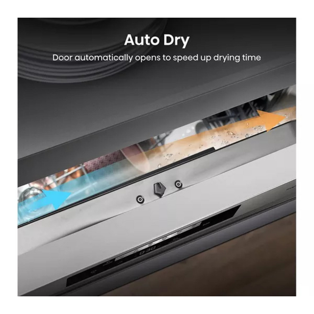 Hisense HS642D90XUK Dishwasher - Stainless Steel - 14 Place Settings