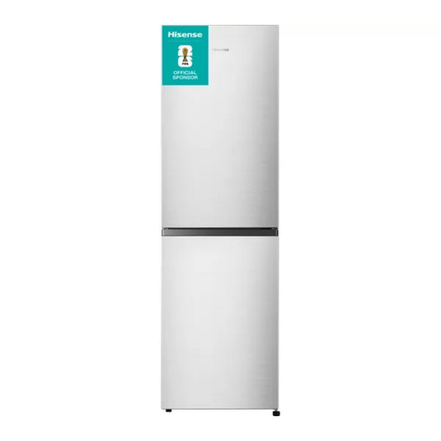 Hisense RB327N4BCE 50/50 Total No Frost Fridge Freezer - Stainless Steel