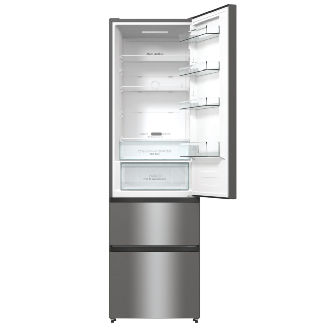 Hisense RM469N4ACDUK Frost Free Fridge Freezer - Stainless Steel